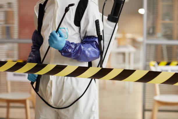Professional Infectious Disease Decontamination technician working in Hillsborough, NH